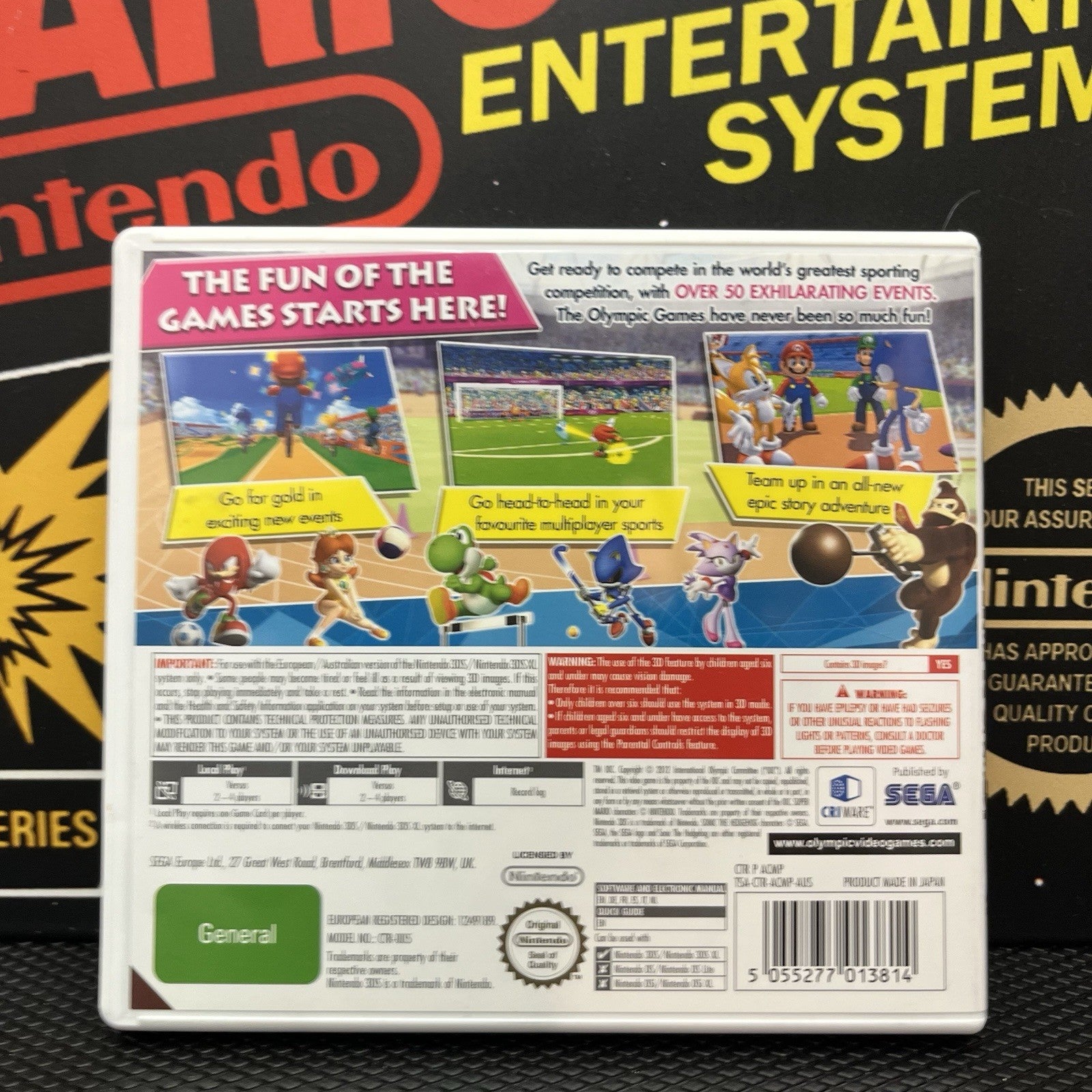Mario & Sonic At The London 2012 Olympic Games with the Manual Nintendo 3DS