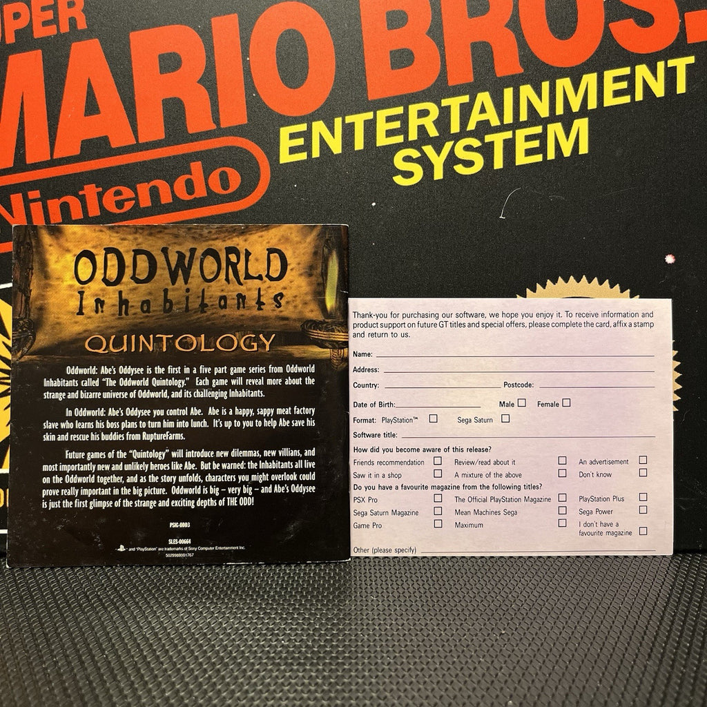 Oddworld: Abe's Oddysee W.Manual PlayStation 1