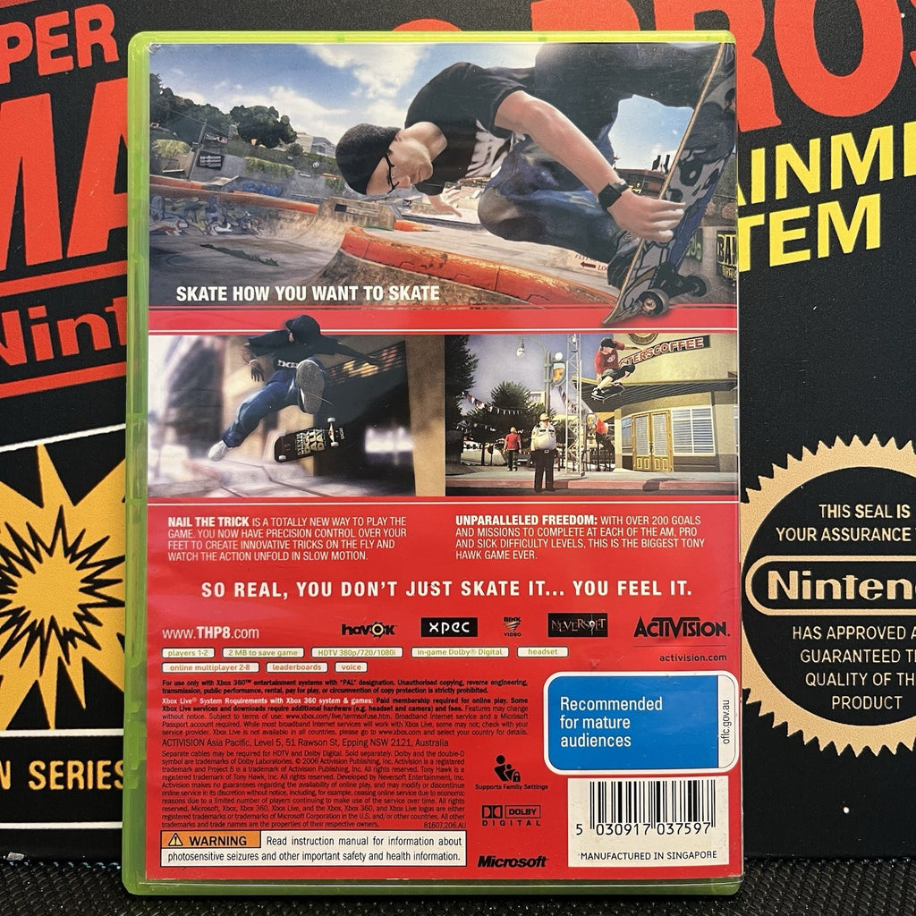 Tony Hawk's Project 8 W.Manual Xbox 360